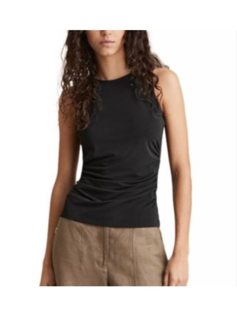 REISS Madelynne Ruched Jersey Tank NWT - Size M